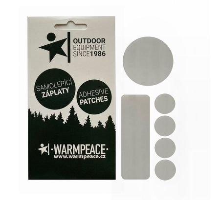 Warmpeace záplaty samolepící -mix 6ks